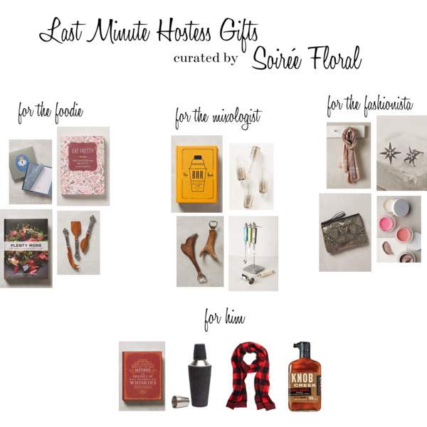 Last Minute Hostess Gifts Curated by Soirée Floral