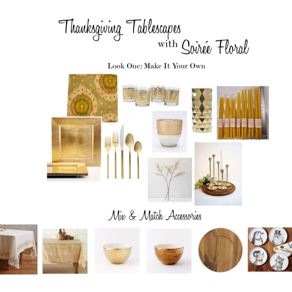 Thanksgiving Tablescapes with Soirée Floral - Look One