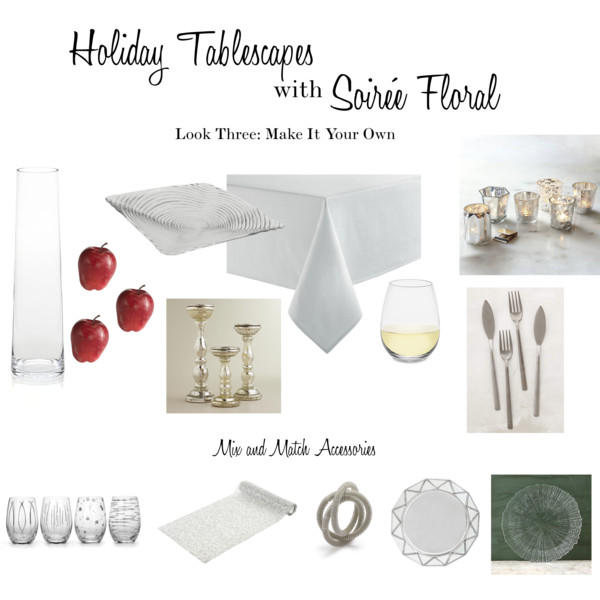 Holiday Tablescapes with Soirée Floral - Look Three
