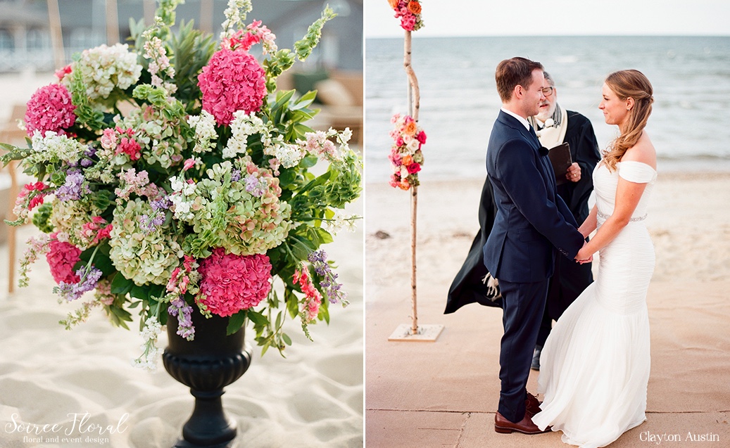 Nantucket Beach Wedding Galley Beach Clayton Austin Soiree Floral5
