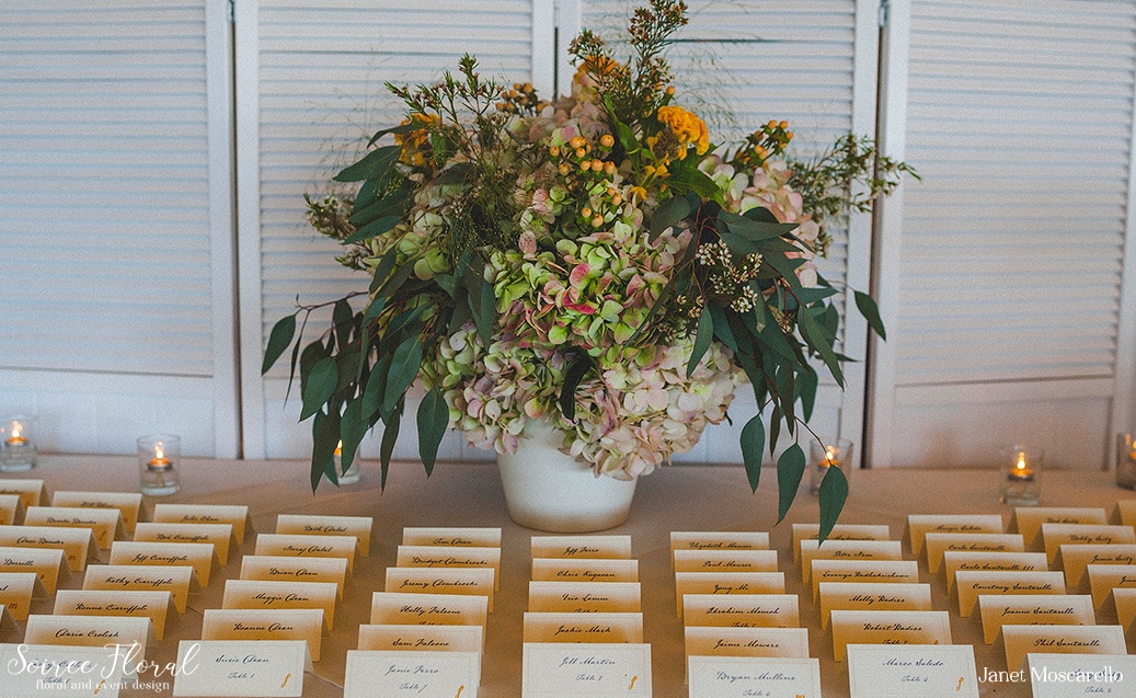 Virbrant Fall Wedding on Nantucket Soiree Floral 2