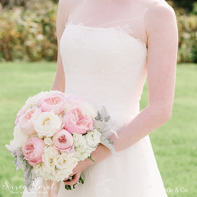 Blush and White Bridal Bouquet – Nantucket