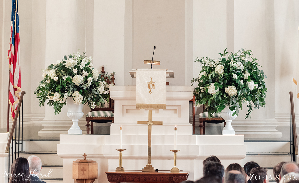 Nantucket Church Wedding Urns