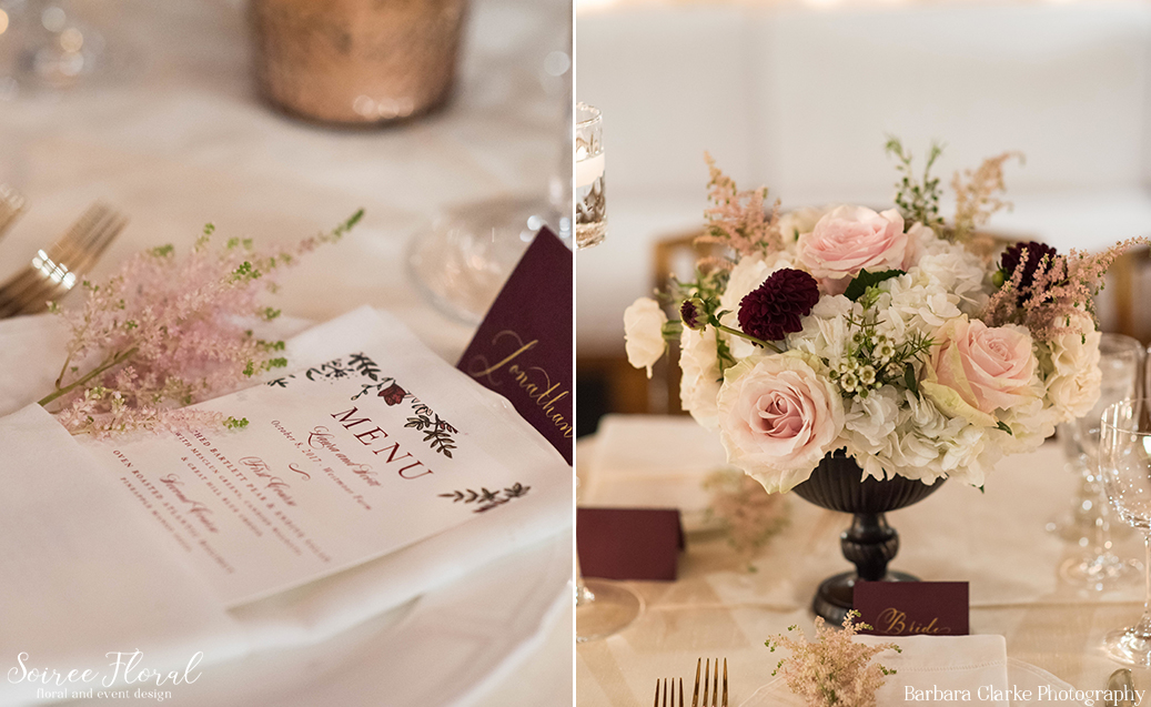 Burgundy and Blush Fall Wedding – Soiree Floral