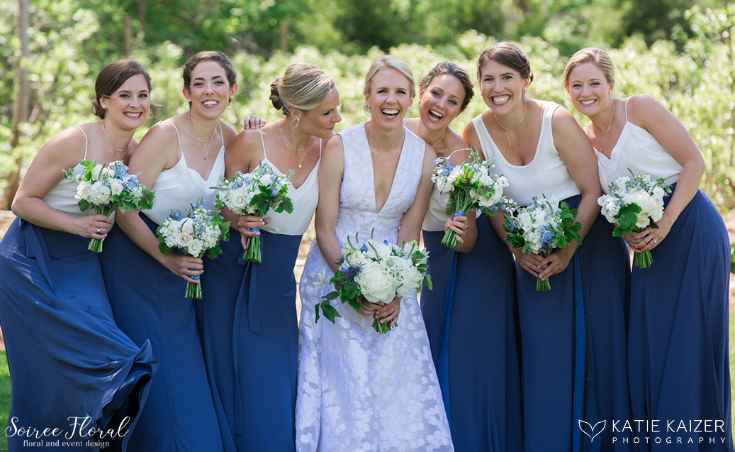 Blue and White Nantucket Bridesmaids1