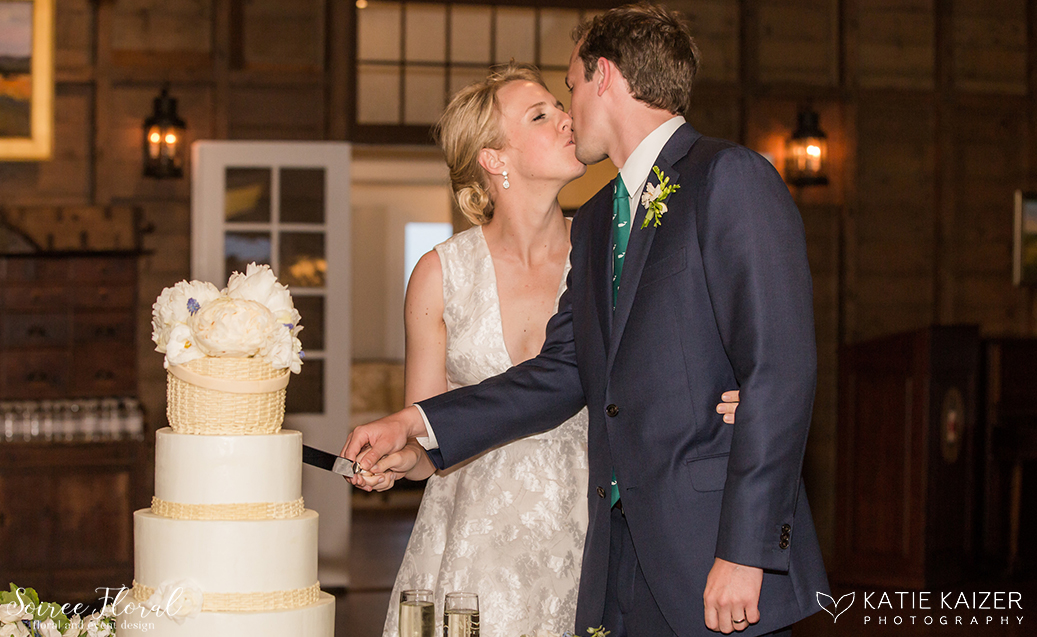 Cake Cutting – Nantucket Wedding
