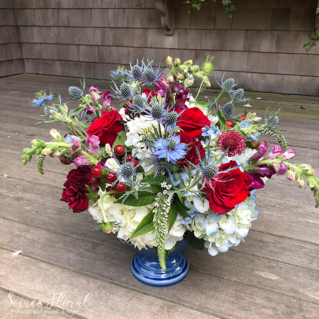 Red White Blue Summer Flower Delivery