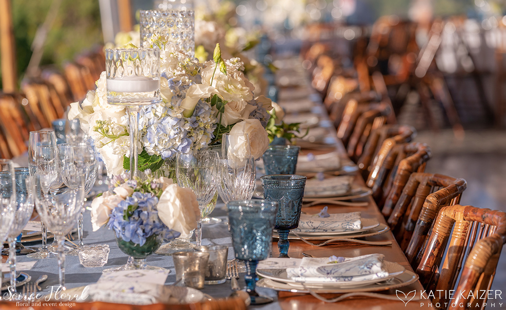 Blue and White Wedding at Wauwinet – Nantucket – Soiree Floral 17