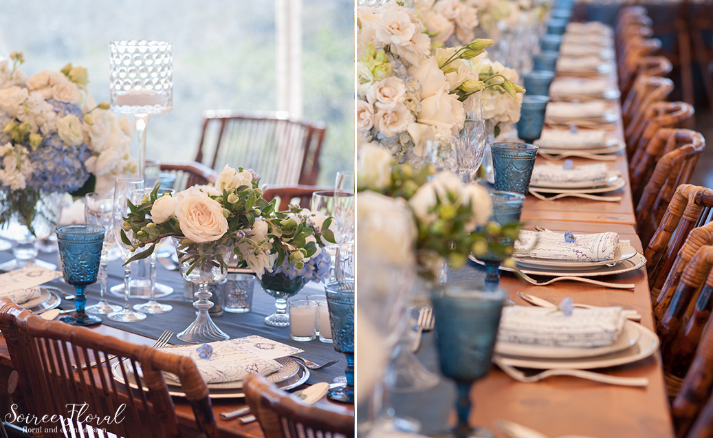Blue and White Wedding at Wauwinet – Nantucket – Soiree Floral 22