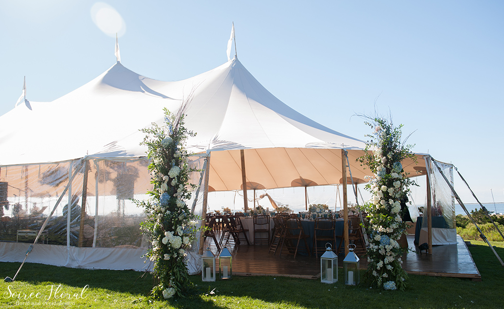 Blue and White Wedding at Wauwinet – Nantucket – Soiree Floral 11