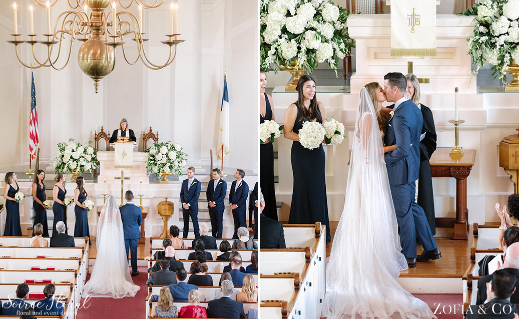 White Wedding Flowers – Nantucket Wedding – Soiree Floral – Zofia Photo 2