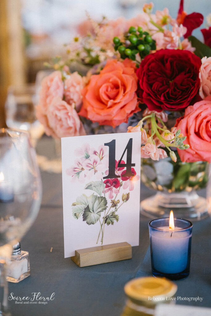 Floral Wedding Decor for Tables