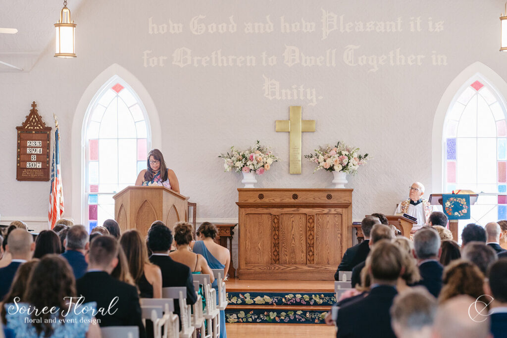 Sconset Chapel Wedding Ceremony