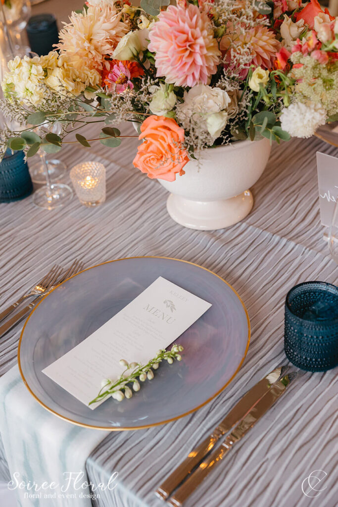 Placesetting at Nantucket Golf Club