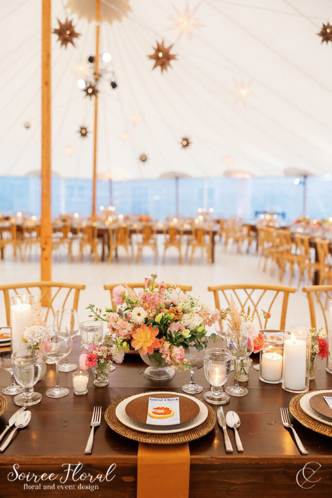 Nantucket wedding tables & chairs